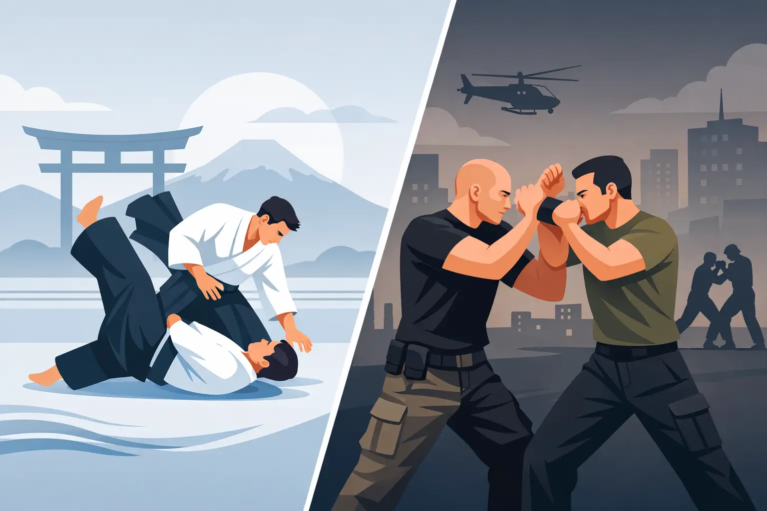 aikido versus krav maga